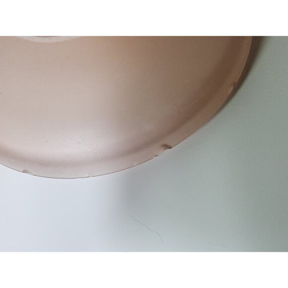 Vintage Frosted Pink Satin Glass Trinket Candy Vanity Dish Powder Box - Picture 9 of 12